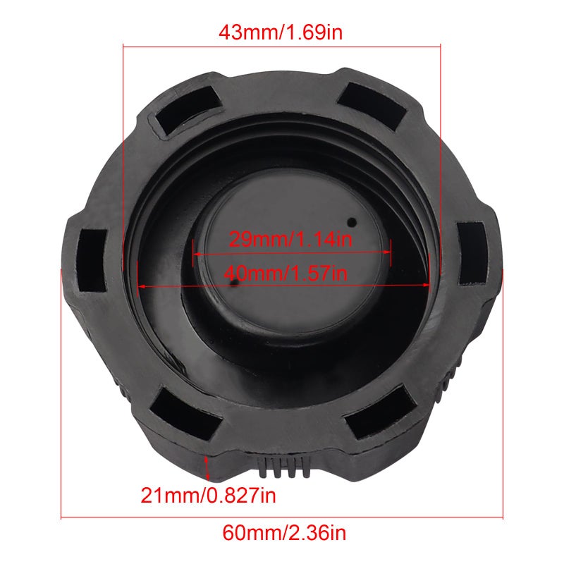 FLYPIG Gas Fuel Tank Cap For 50cc 70cc 125cc ATV Quad 4 Wheeler Buyang Coolsport Sunl Kazuma Roketa ATV 3050A 3050AX 3050C 3050D 3050B Chinese ATV Quad 4 Wheeler Parts - Image 2